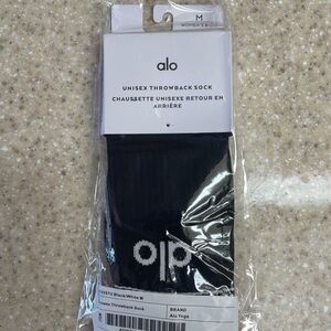 ALO Yoga Black and White Unisex Socks Throwback